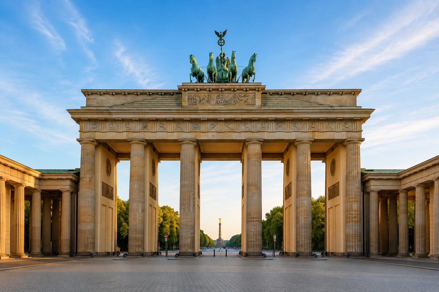 Cinematic landscape representing studying in Germany