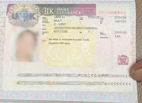 Approved visitor visitor visa clearance proof 10